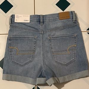 NEW Curvy Super High Rise Shortie Jean shorts
